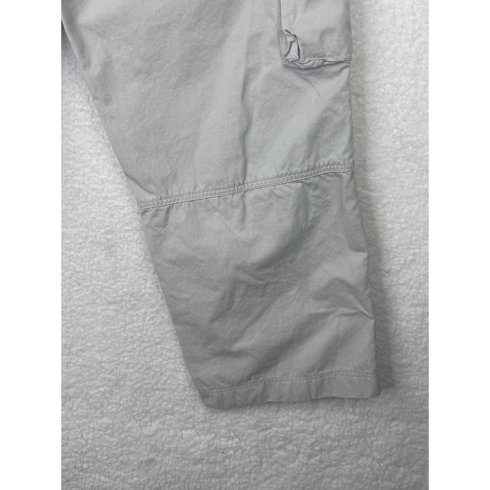 Guess Jeans Cargo Pants Mens 34x28 Gray Cotton Canvas Relaxed Fit Baggy Vintage - Picture 9 of 14